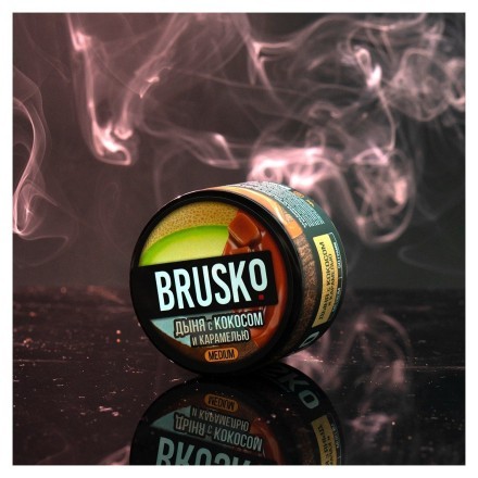 Смесь Brusko Medium - Дыня с Кокосом и Карамелью (50 грамм) купить в Владивостоке