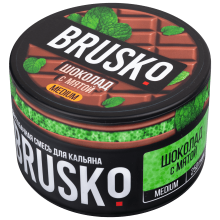 Смесь Brusko Medium - Шоколад с Мятой (250 грамм) купить в Владивостоке