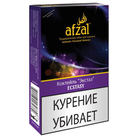 Табак Afzal - Ecstasy (Коктейль Экстаз, 40 грамм) купить в Владивостоке