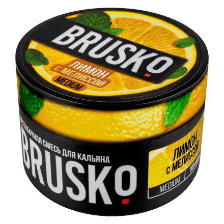 Смесь Brusko Medium - Лимон с Мелиссой (50 грамм) купить в Владивостоке