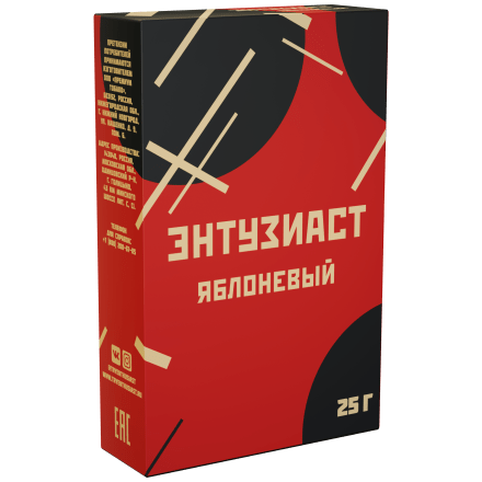 Табак Энтузиаст - Яблоневый (25 грамм) купить в Владивостоке