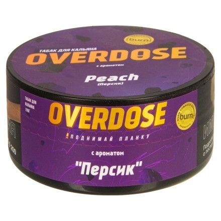 Табак Overdose - Peach (Персик, 100 грамм) купить в Владивостоке