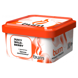 Табак Burn - Juicy Wildberry (Дикая Земляника, 200 грамм)