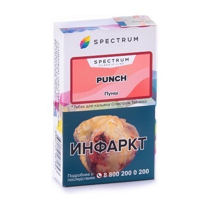 Табак Spectrum - Punch (Пунш, 40 грамм) купить в Владивостоке
