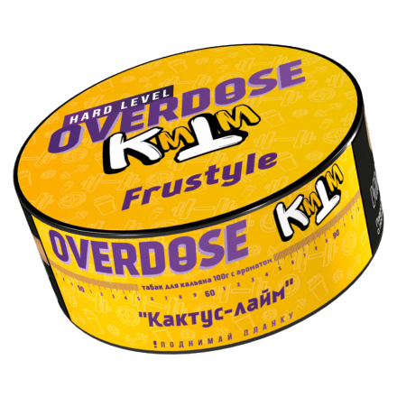 Табак Overdose - Frustyle (Кактус-Лайм, 100 грамм) купить в Владивостоке
