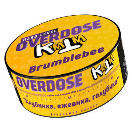 Табак Overdose - Brumblebee (Клубника, Ежевика, Голубика, 100 грамм) купить в Владивостоке