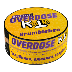 Табак Overdose - Brumblebee (Клубника, Ежевика, Голубика, 25 грамм)