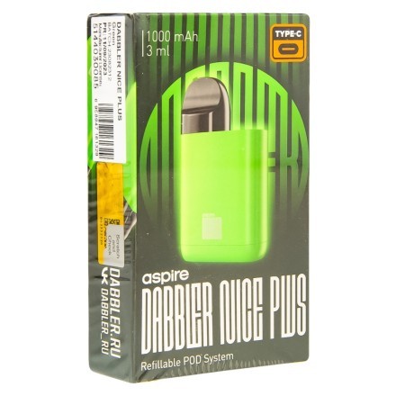 Электронная сигарета Brusko - Dabbler Nice Plus (Зеленый) купить в Владивостоке