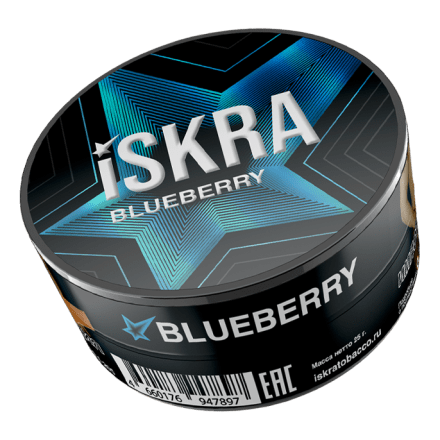 Табак Iskra - Blueberry (Черника, 25 грамм) купить в Владивостоке
