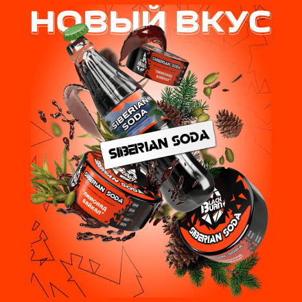 Табак BlackBurn - Siberian Soda (Лимонад Байкал, 200 грамм) купить в Владивостоке