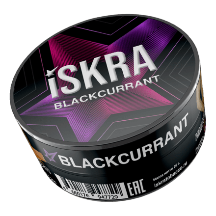 Табак Iskra - Black Currant (Черная Смородина, 25 грамм) купить в Владивостоке