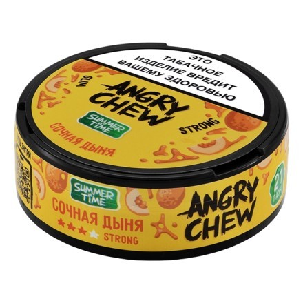 Табак жевательный Angry Chew Slim Strong - Сочная Дыня (12 грамм) купить в Владивостоке