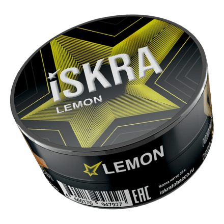 Табак Iskra - Lemon (Лимон, 25 грамм) купить в Владивостоке