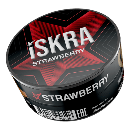 Табак Iskra - Strawberry (Клубника, 25 грамм) купить в Владивостоке