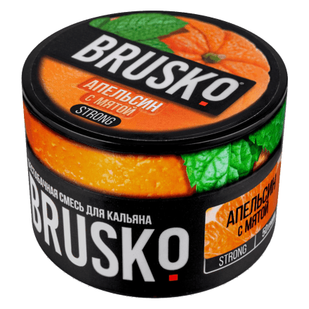 Смесь Brusko Strong - Апельсин с Мятой (50 грамм) купить в Владивостоке