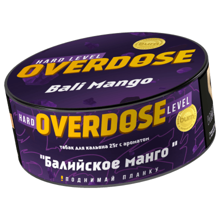 Табак Overdose - Bali Mango (Балийское Манго, 25 грамм) купить в Владивостоке