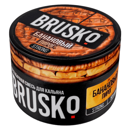 Смесь Brusko Strong - Банановый Пирог (50 грамм) купить в Владивостоке