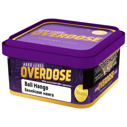 Табак Overdose - Bali Mango (Балийское Манго, 200 грамм) купить в Владивостоке