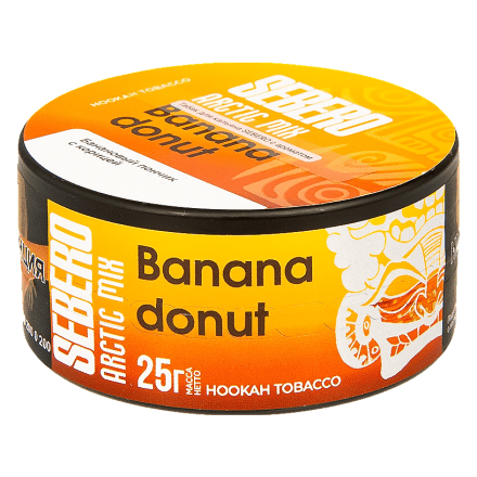 Табак Sebero Arctic Mix - Banana Donut (Банана Донат, 25 грамм) купить в Владивостоке