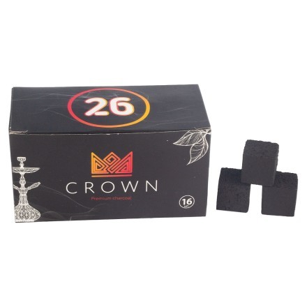 Уголь Crown (26 мм, 16 кубиков) купить в Владивостоке