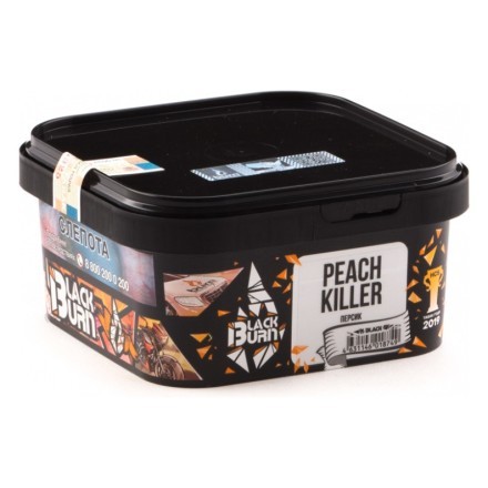 Табак BlackBurn - Peach killer (Персик, 200 грамм) купить в Владивостоке
