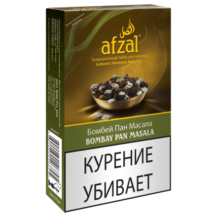 Табак Afzal - Bombay Pan Masala (Бомбейские Специи, 40 грамм) купить в Владивостоке