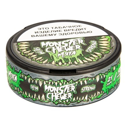Табак жевательный Monster Chewer - Мята (12 грамм) купить в Владивостоке