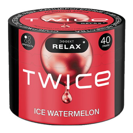 Табак Twice - Ice Watermelon (Ледяной Арбуз, 40 грамм) купить в Владивостоке