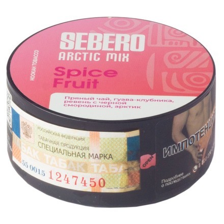 Табак Sebero Arctic Mix - Spice Fruit (Спайс Фрут, 25 грамм) купить в Владивостоке