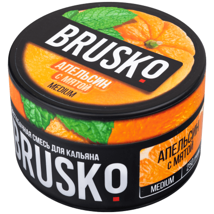 Смесь Brusko Medium - Апельсин с Мятой (250 грамм) купить в Владивостоке
