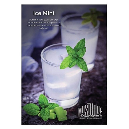 Табак Must Have - Ice Mint (Ледяная Мята, 25 грамм) купить в Владивостоке