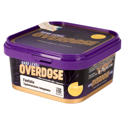 Табак Overdose - Fantola (Тропическая Газировка, 200 грамм) купить в Владивостоке