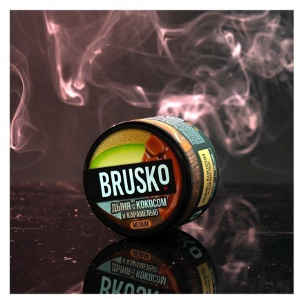 Смесь Brusko Medium - Дыня с Кокосом и Карамелью (250 грамм) купить в Владивостоке