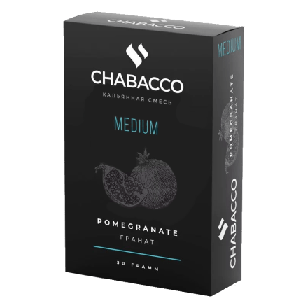 Смесь Chabacco MEDIUM - Pomegranate (Гранат, 50 грамм) купить в Владивостоке