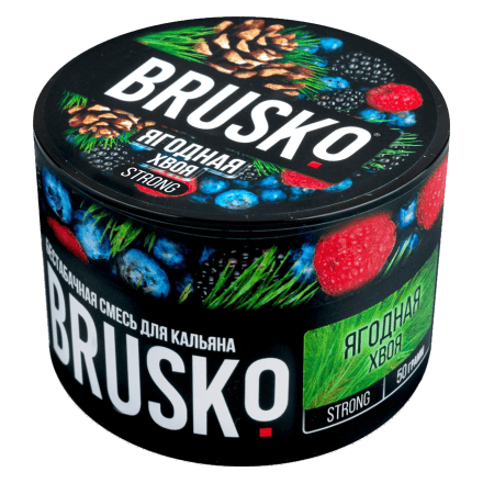 Смесь Brusko Strong - Ягодная Хвоя (50 грамм) купить в Владивостоке