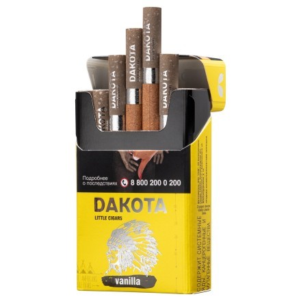 Сигариллы Dakota - Vanilla (блок 10 пачек) купить в Владивостоке