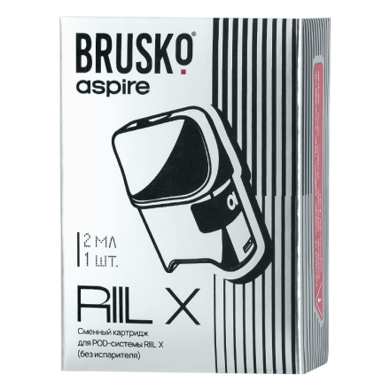 Сменный картридж Brusko - RIIL X (2 мл, 1 шт.) купить в Владивостоке