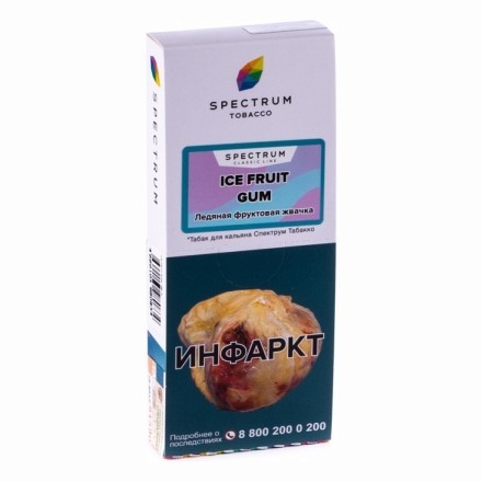 Табак Spectrum - Ice Fruit Gum (Ледяная Фруктовая Жвачка, 100 грамм) купить в Владивостоке