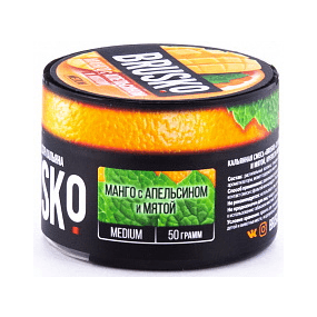 Смесь Brusko Medium - Манго с Апельсином и Мятой (50 грамм) купить в Владивостоке