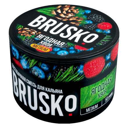 Смесь Brusko Medium - Ягодная Хвоя (50 грамм) купить в Владивостоке