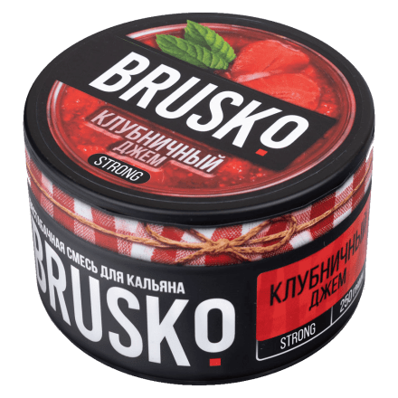 Смесь Brusko Strong - Клубничный Джем (250 грамм) купить в Владивостоке