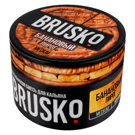 Смесь Brusko Medium - Банановый Пирог (50 грамм) купить в Владивостоке