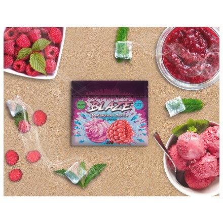 Смесь Blaze Medium - Raspberry Cream (Малиновое Мороженное, 50 грамм) купить в Владивостоке