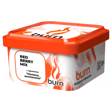 Табак Burn - Redberry Mix (Малина и Земляника, 200 грамм) купить в Владивостоке