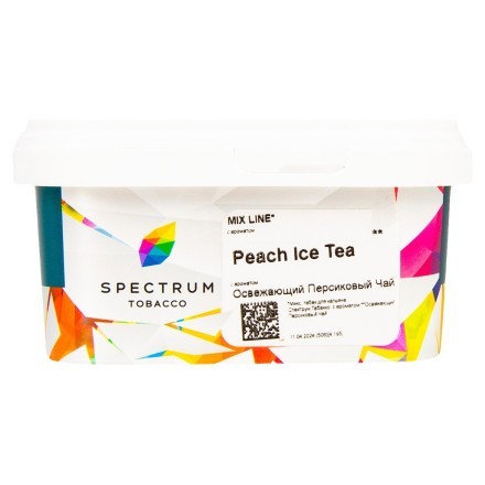 Табак Spectrum Mix Line - Peach Ice Tea (Освежающий Персиковый Чай, 200 грамм) купить в Владивостоке