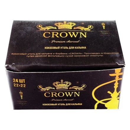 Уголь Crown (22 мм, 24 кубика) купить в Владивостоке