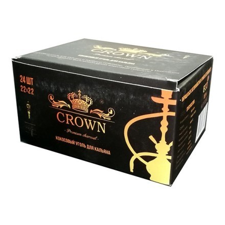 Уголь Crown (22 мм, 24 кубика) купить в Владивостоке