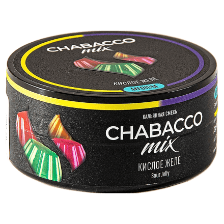 Смесь Chabacco MIX MEDIUM - Sour Jelly (Кислое Желе, 25 грамм) купить в Владивостоке