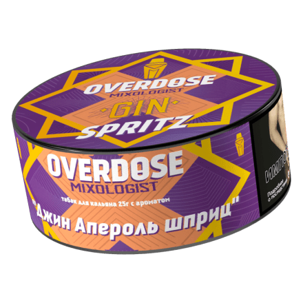 Табак Overdose - Gin Spritz (Джин Апероль Шприц, 25 грамм) купить в Владивостоке