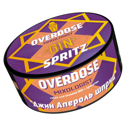 Табак Overdose - Gin Spritz (Джин Апероль Шприц, 100 грамм) купить в Владивостоке